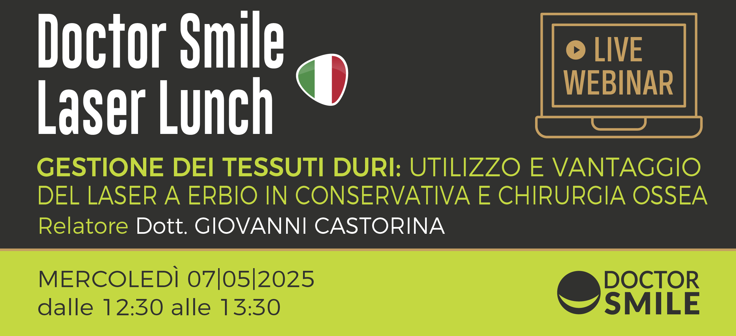 WEBINAR DOCTOR SMILE LASER LUNCH_BANNER